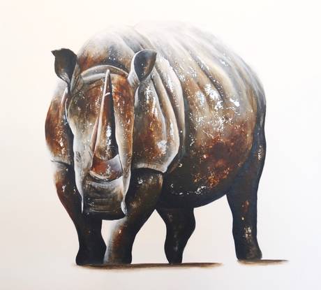 Rhino Portrait (1)