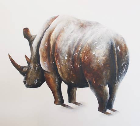 Rhino Portrait (2)